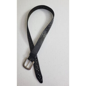 Capezio Brown Floral Cutout Belt